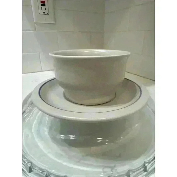 Pfaltzgraff Yorktowne Flat Cup And Saucer Vintage Stoneware - Picture 6 of 12